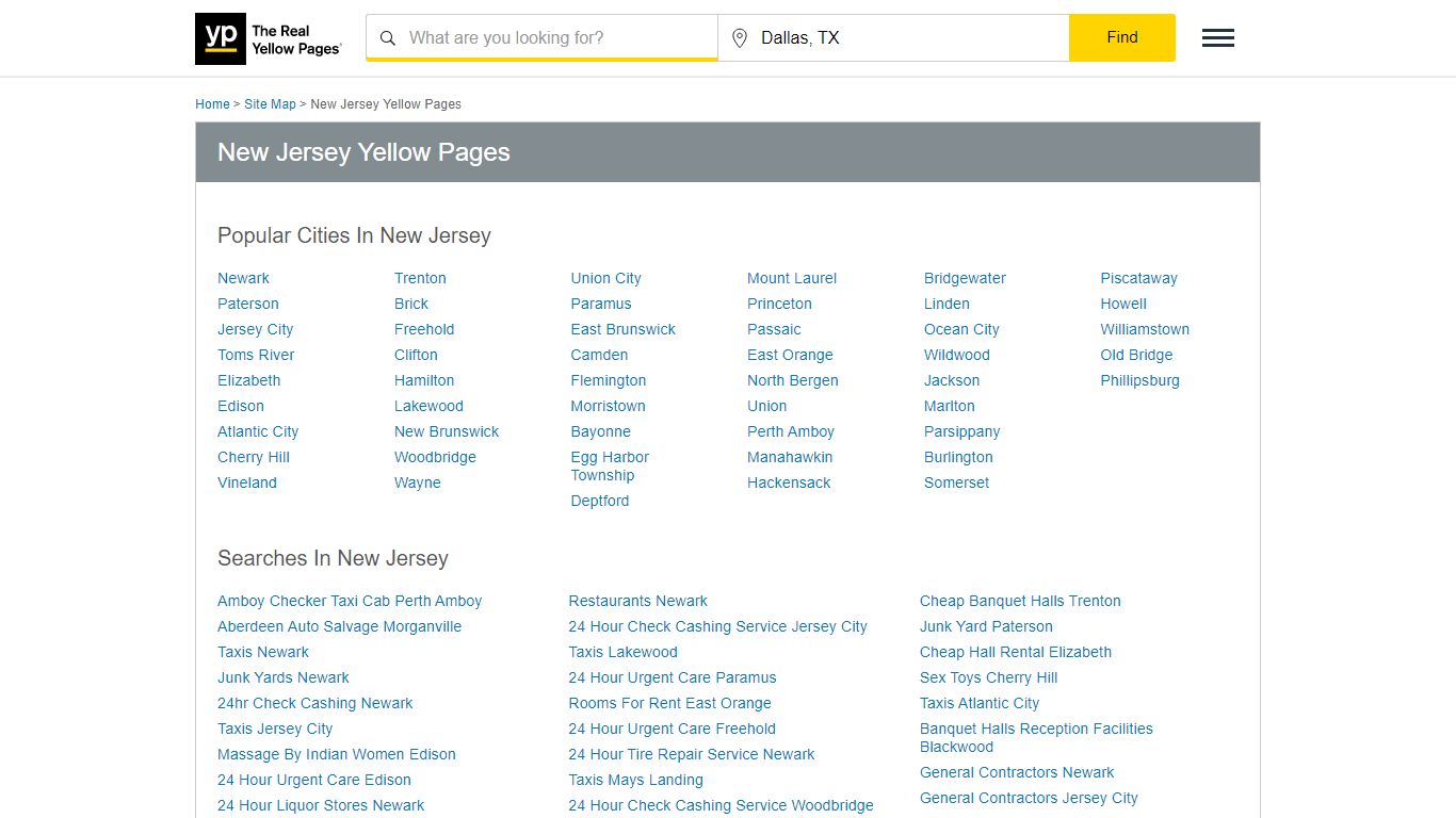 New Jersey Yellow Pages - YP.com